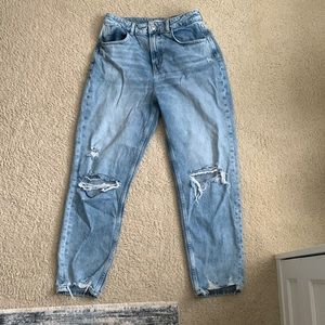 Zara high waist mom jeans